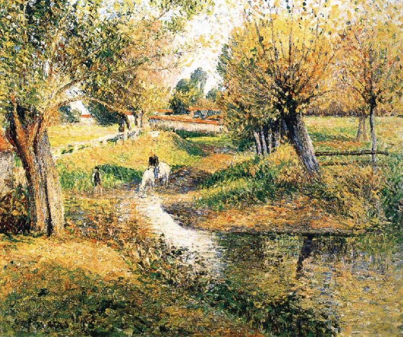 Camille Pissarro Creek China oil painting art